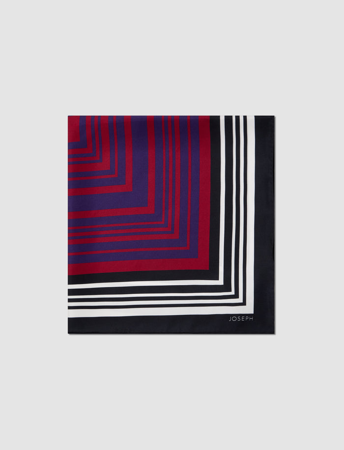 Multicolour Chilie Silk Scarf - Joseph
