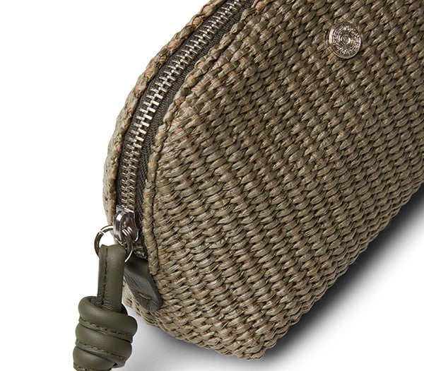 Vanity Cases APOELLA Chios Straw Vanity Case Olive O/S Apoella