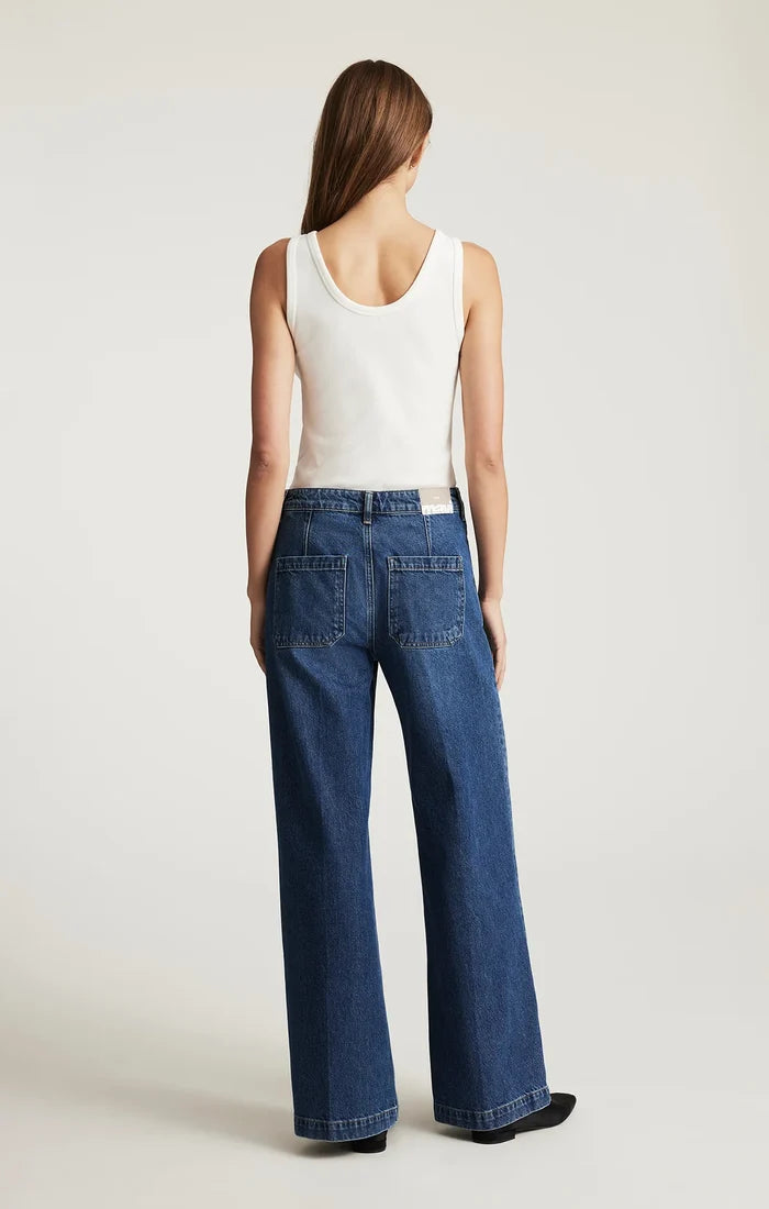 Christine Dark Brushed Classic Denim
