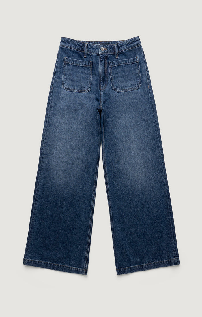 Christine Dark Brushed Classic Denim