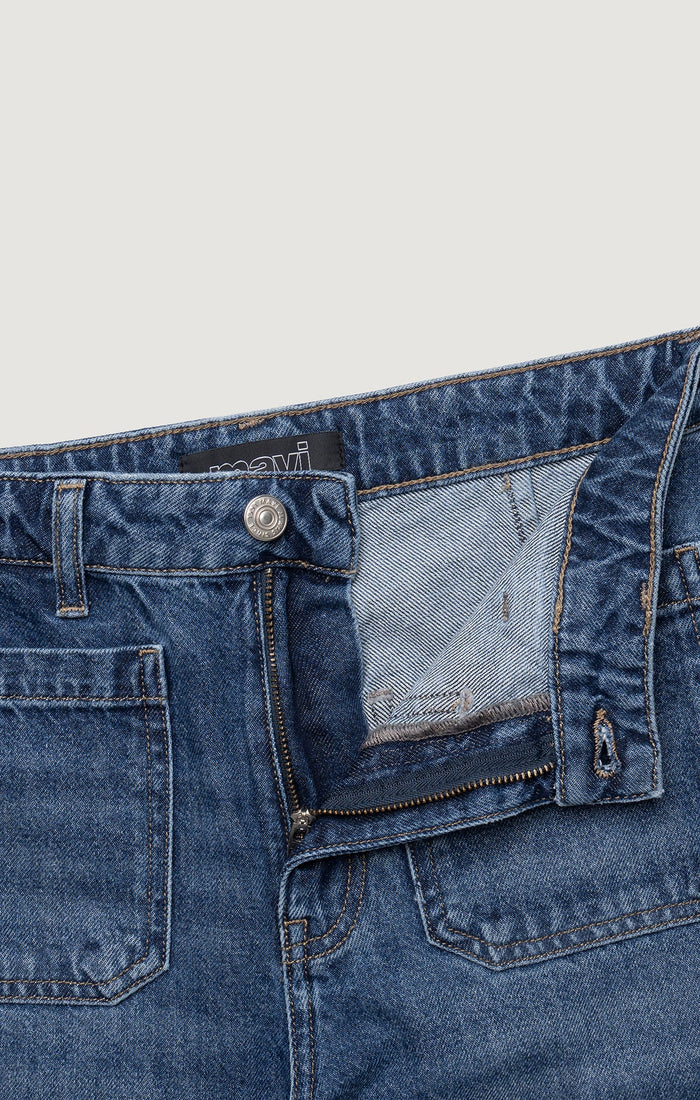 Christine Dark Brushed Classic Denim