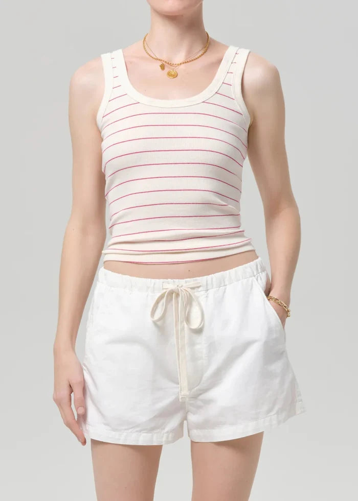 Citizens of Humanity - Faye Tank in Raspberry Stripe - Kalifornia Jean Bar