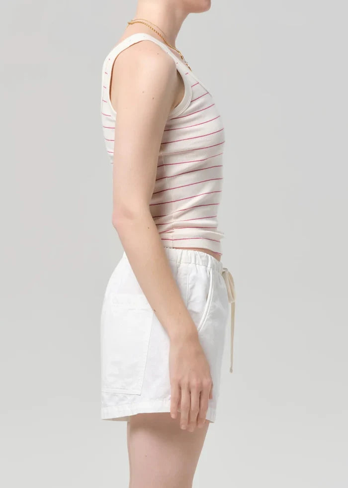 Citizens of Humanity - Faye Tank in Raspberry Stripe - Kalifornia Jean Bar