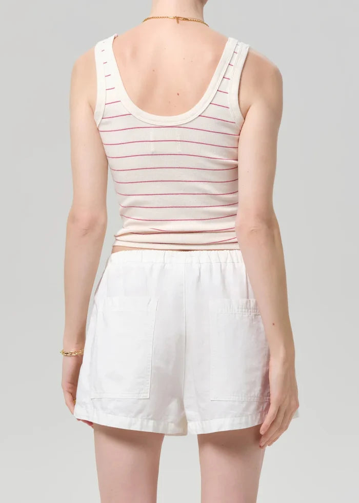 Citizens of Humanity - Faye Tank in Raspberry Stripe - Kalifornia Jean Bar