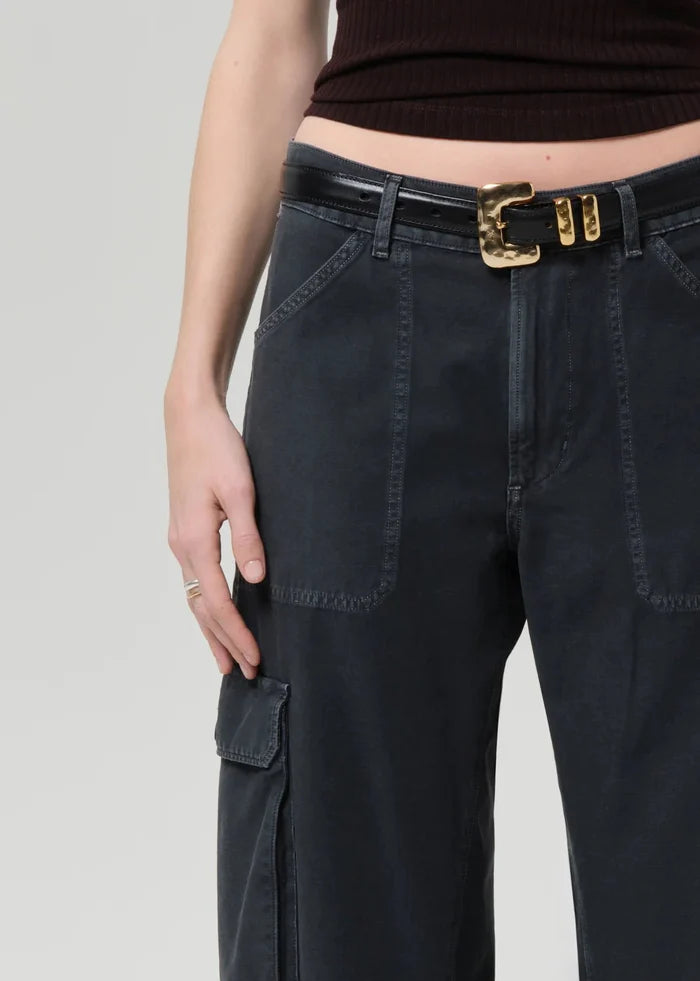 Citizens of Humanity - Thassos Twisted Seam Utility Pant Washed Black - Kalifornia Jean Bar