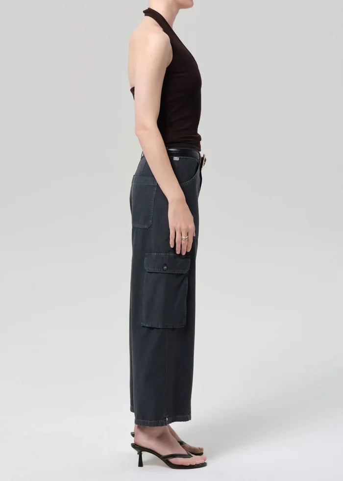 Citizens of Humanity - Thassos Twisted Seam Utility Pant Washed Black - Kalifornia Jean Bar