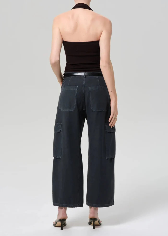 Citizens of Humanity - Thassos Twisted Seam Utility Pant Washed Black - Kalifornia Jean Bar