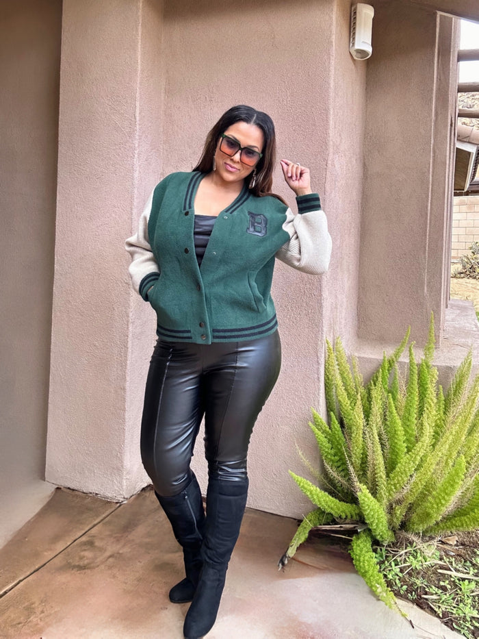 Classy Faux Leather Pants image 5