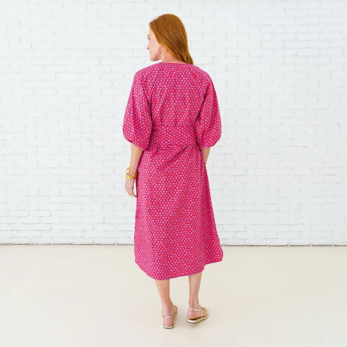 Coco Dress Red Circle