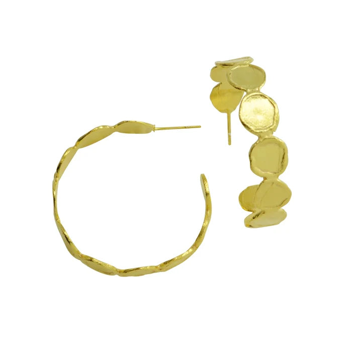 Coins Hoop Earrings | NB804