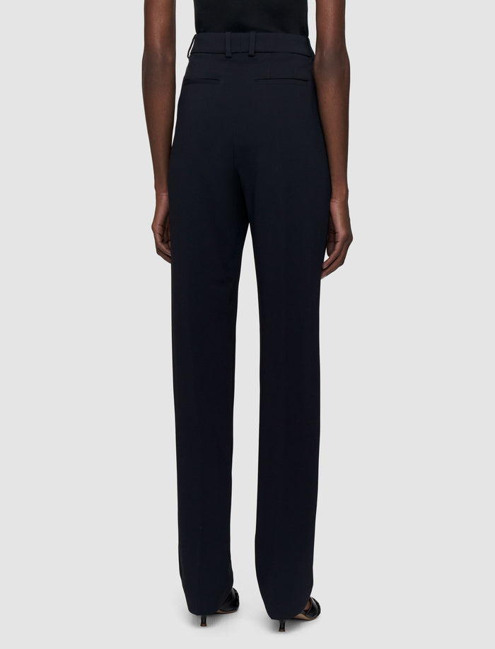 Black Colburn Comfort Cady Trousers - Joseph