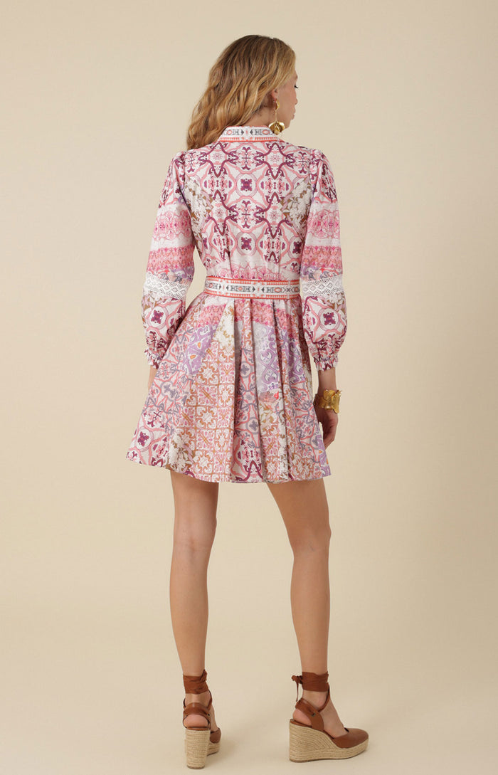 Collins Poplin Shirtdress, color_ivory