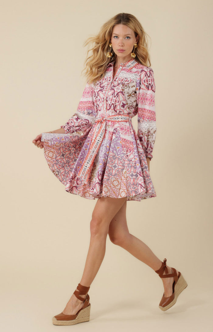 Collins Poplin Shirtdress, color_ivory