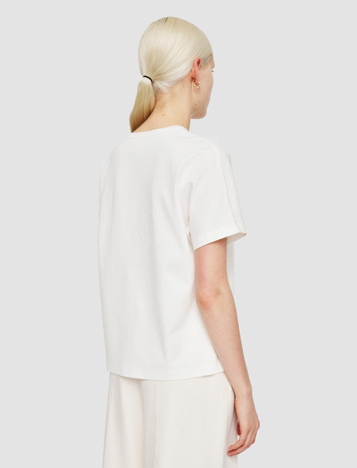 White Comfort Cotton T-shirt - Joseph