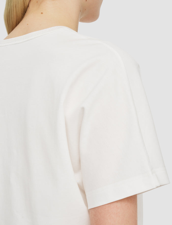 White Comfort Cotton T-shirt - Joseph