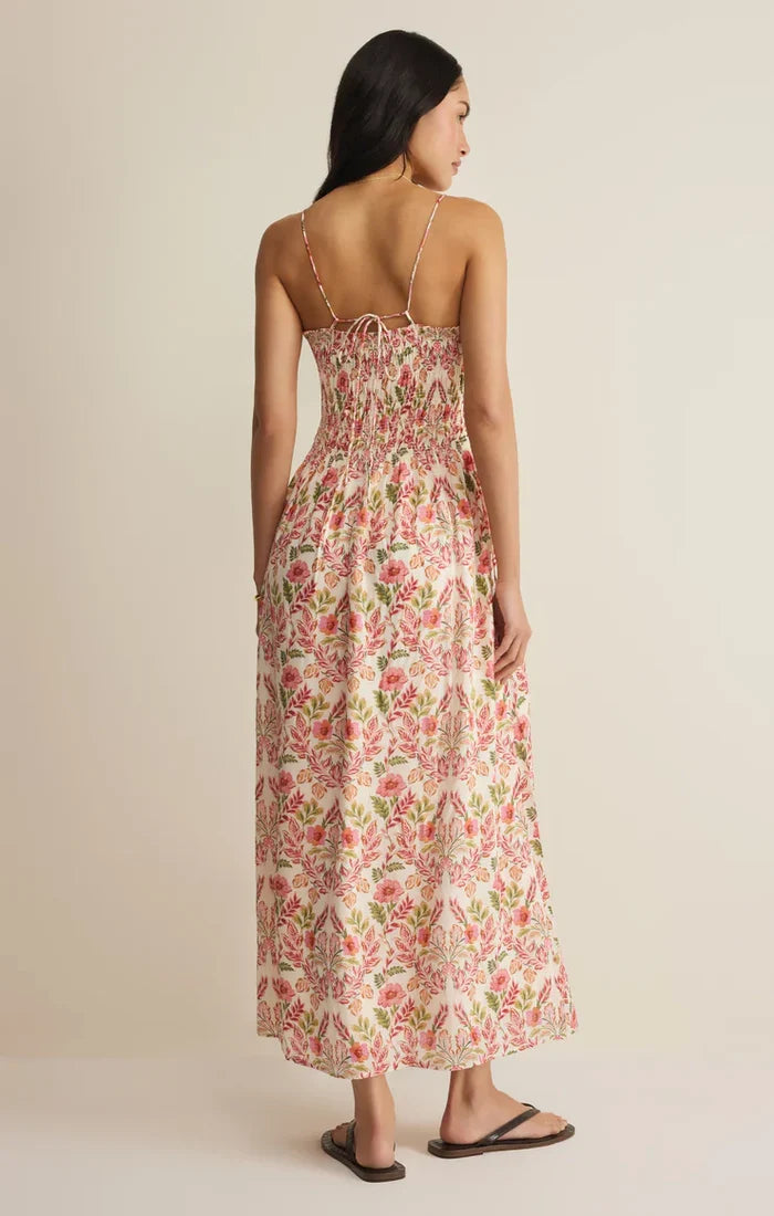 Cornelia Ami Floral Midi Dress Multi