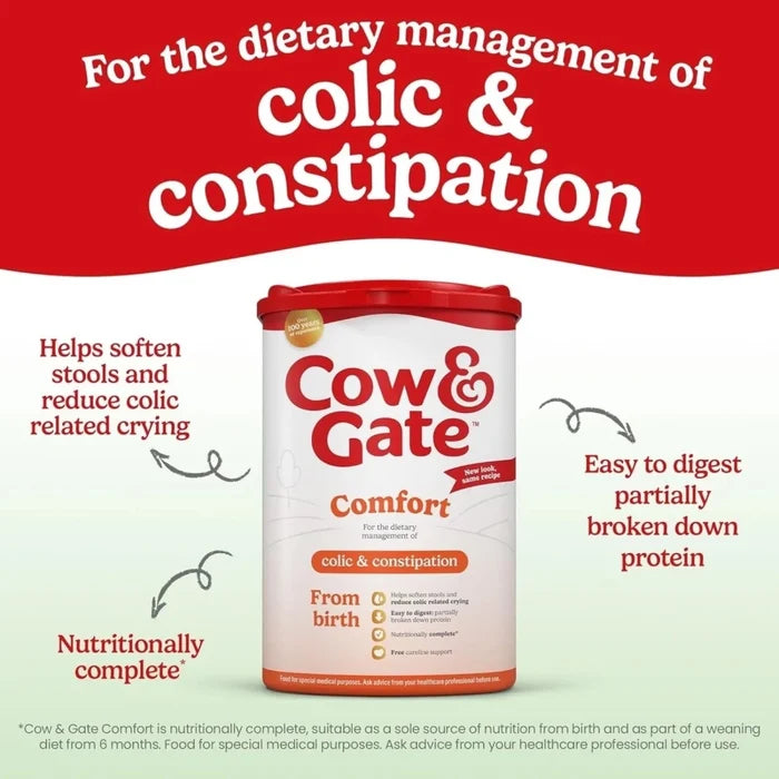 Cow & Gate Comfort Milk Formula 0-12 months - ebebek