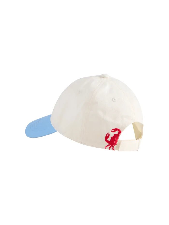 Crab Ball Cap, White