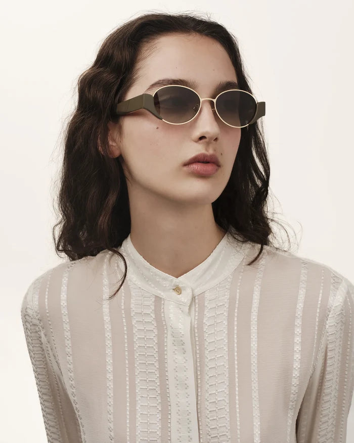 Sunglasses Zeus n Dione Crete Gold/Khaki O/S Apoella
