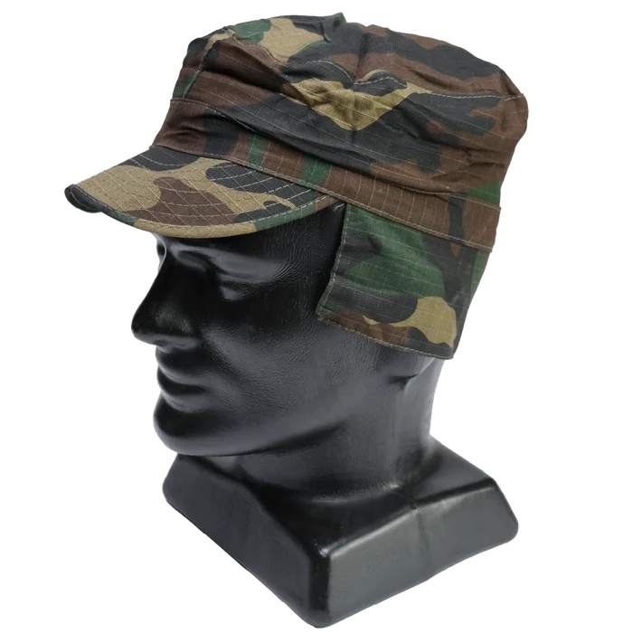 Croatian Army Woodland Ripstop Cap - Croatian Army Surplus - Caps