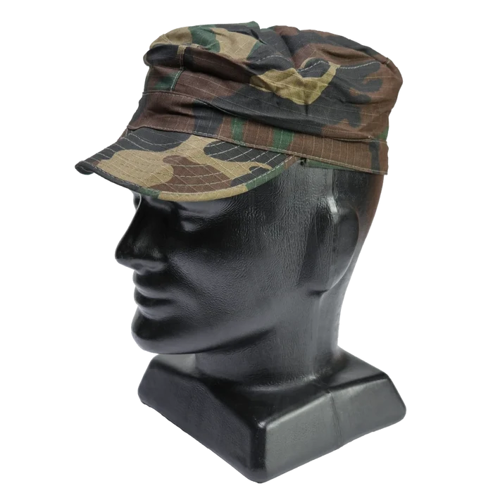 Croatian Army Woodland Ripstop Cap - Croatian Army Surplus - Caps