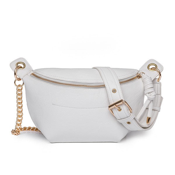 Cross Body Fanny Pack (White) image 1