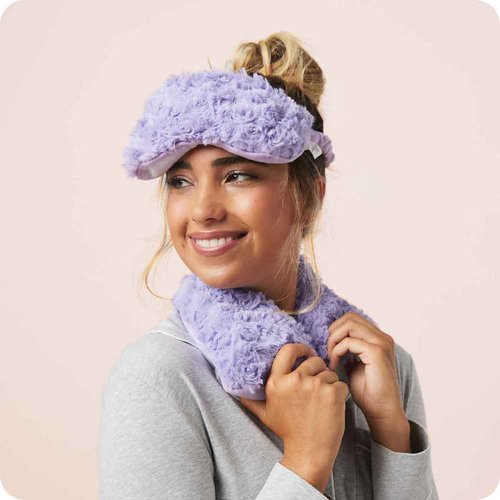 Curly Purple Eye Mask