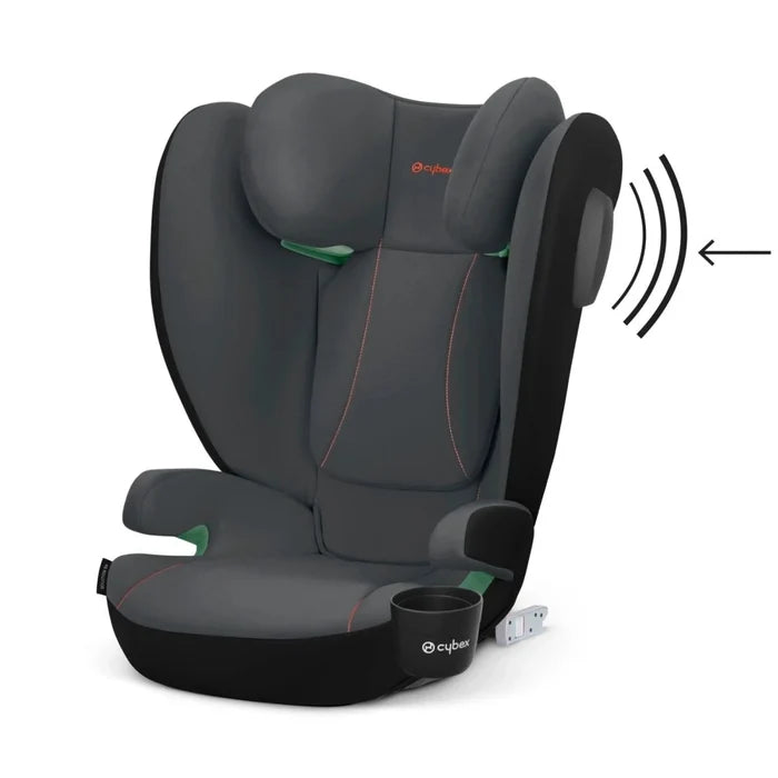 Cybex Solution B4 i - Fix Group 2/3 Car Seat (4 Years to 12 Years) - Steel Grey Steel Grey - ebebek