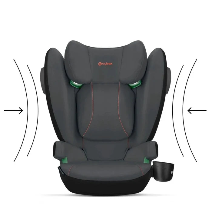 Cybex Solution B4 i - Fix Group 2/3 Car Seat (4 Years to 12 Years) - Steel Grey Steel Grey - ebebek