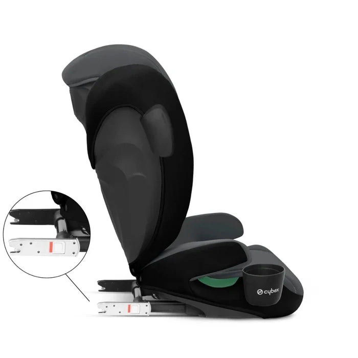 Cybex Solution B4 i - Fix Group 2/3 Car Seat (4 Years to 12 Years) - Steel Grey Steel Grey - ebebek