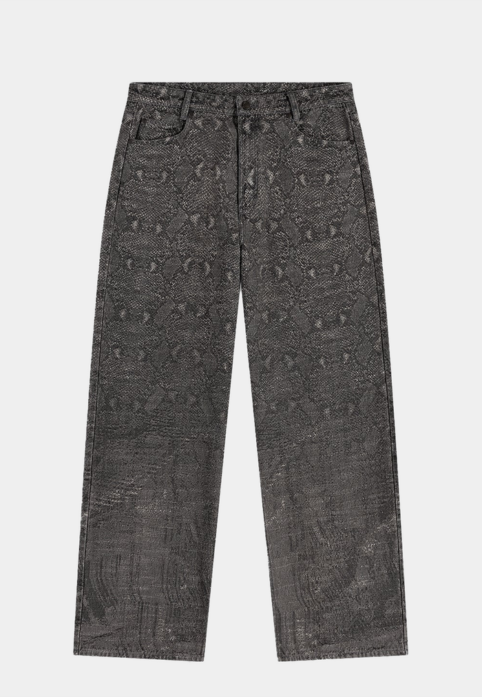 Daily Paper Denim Snake Oversized Jeans Denim