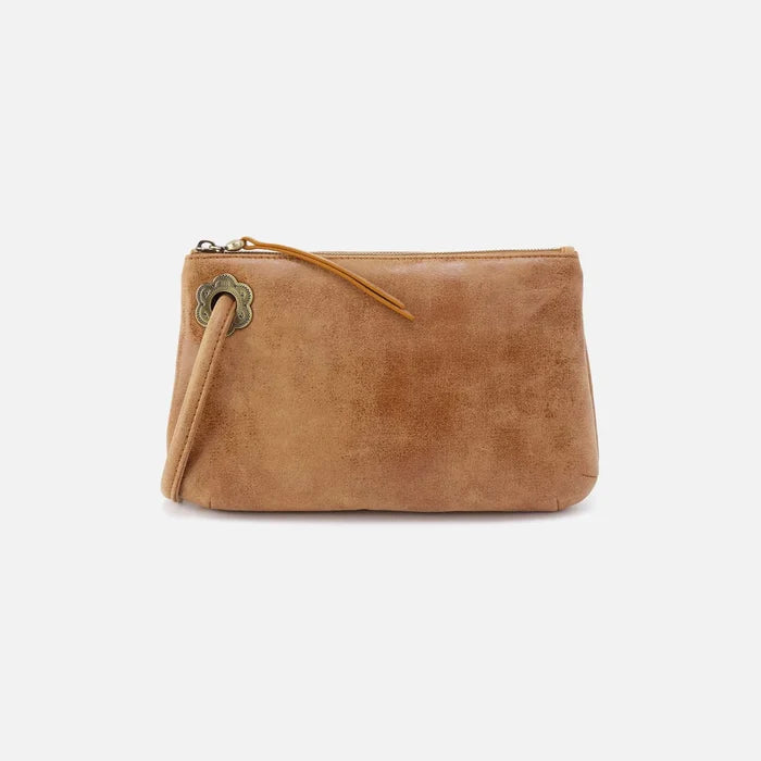 Hobo Daisy Daze Large Wristlet Whiskey