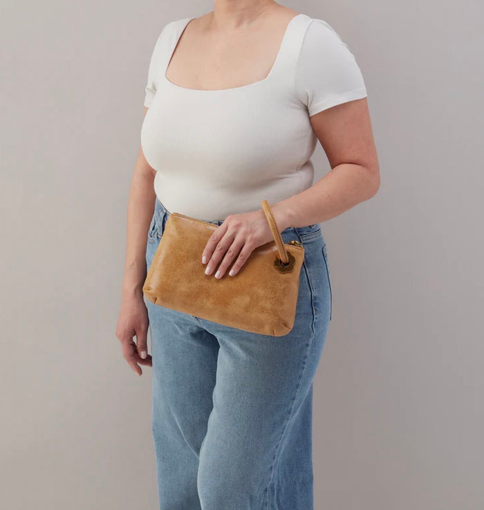 Daisy Daze Large Wristlet Whiskey