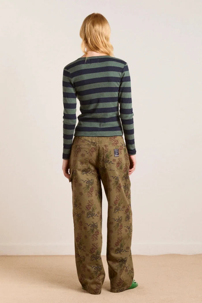 Damson Madder - Drew Jeans in Tulip Khaki - Kalifornia Jean Bar