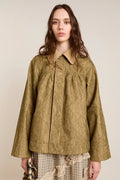 Damson Madder - Mini Mercedes Reversible Coat Lace Stone - Kalifornia Jean Bar