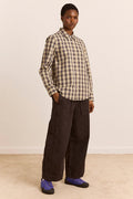 Damson Madder - Solana Shirt Cardamom Check - Kalifornia Jean Bar
