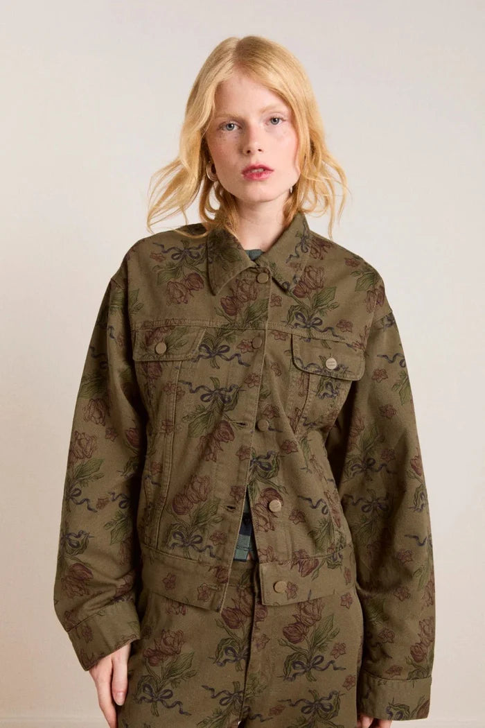 Damson Madder - Stacia Jacket in Tulip Khaki - Kalifornia Jean Bar