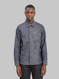 Deluxeware 7640 1940s Denim Shirt front look