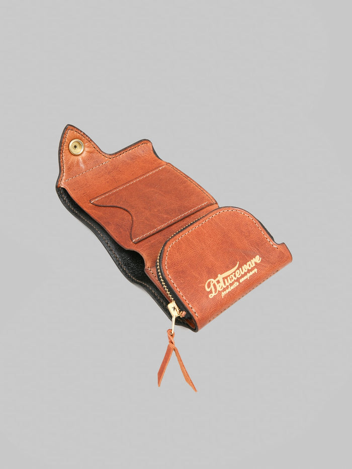 Deluxeware DLW-005 Leather Wallet Camel coin pouch