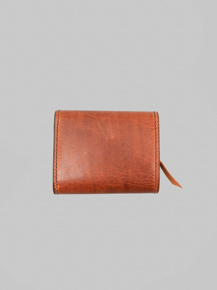 Deluxeware DLW-005 Leather Wallet Camel back
