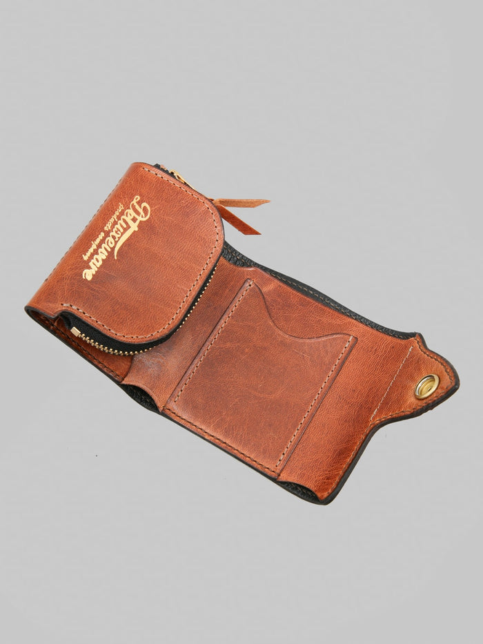 Deluxeware DLW-005 Leather Wallet Camel interior