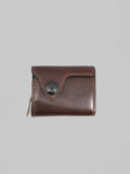 Deluxeware DLW-005 Leather Wallet Dark Brown front