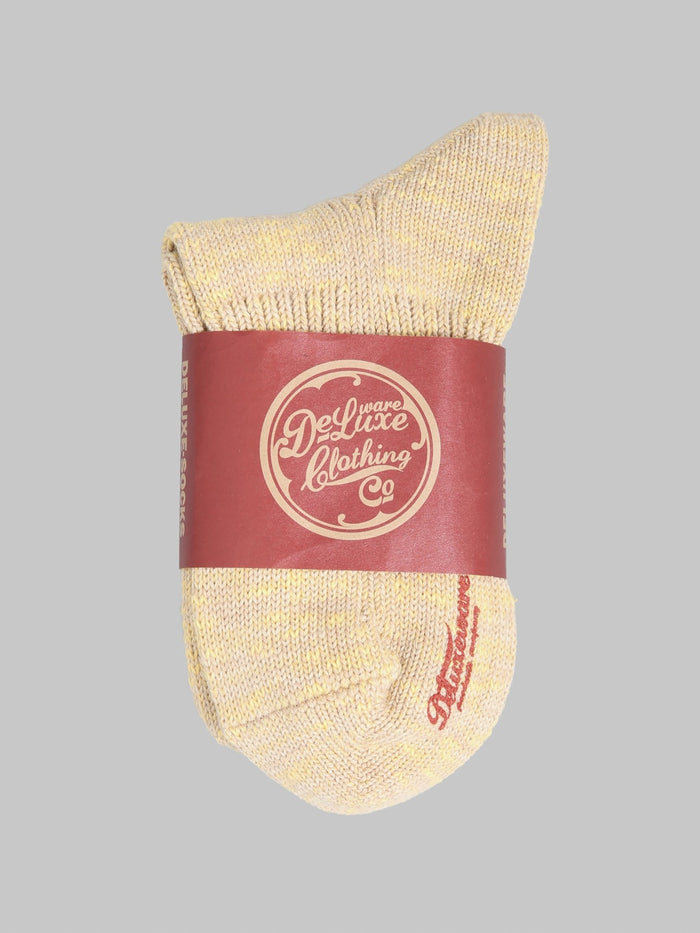Deluxeware DSK-001 Socks Yellow cotton