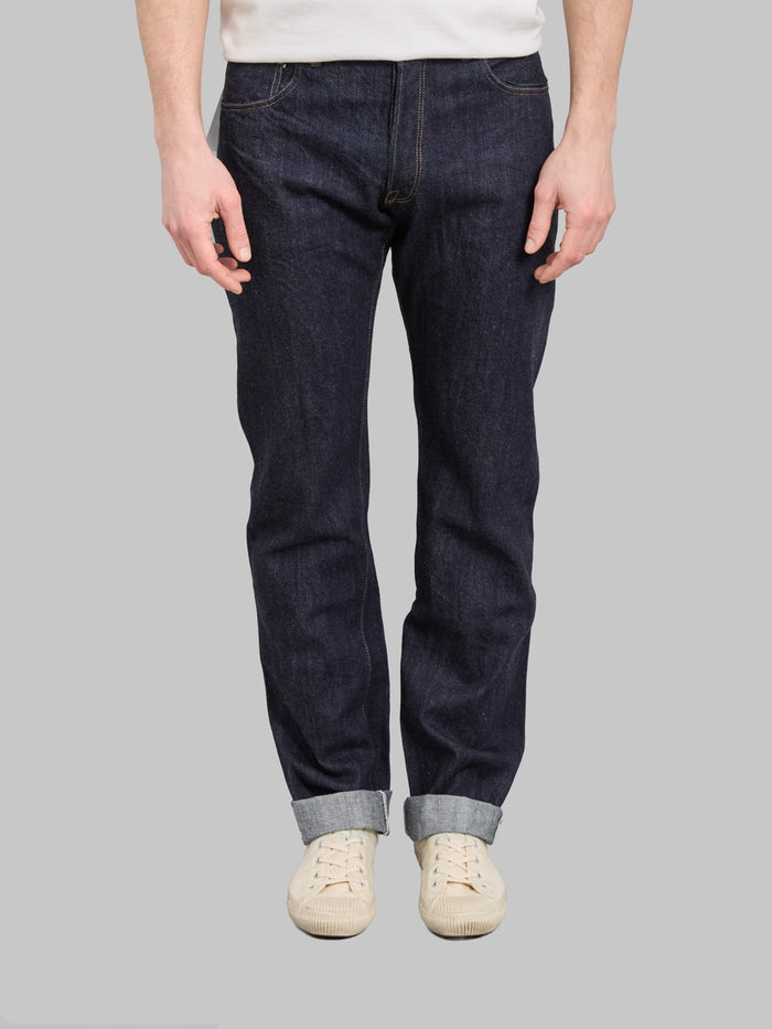 Deluxeware DX5015 15oz Regular Straight selvedge Jeans front rise