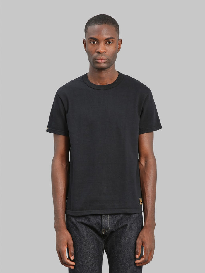 Deluxeware Heavyweight Loopwheeled TShirt Black front fit