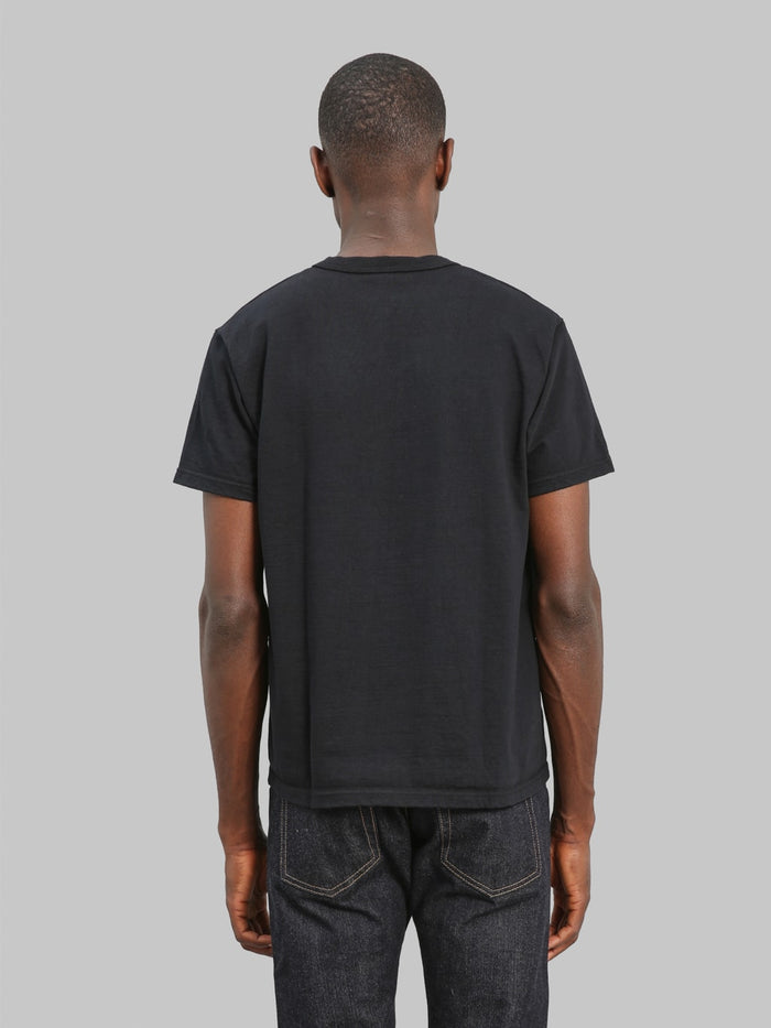 Deluxeware Heavyweight Loopwheeled TShirt Black back fit