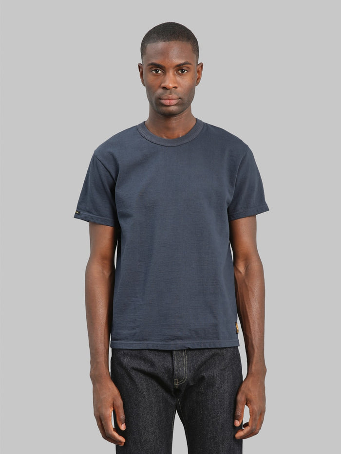 Deluxeware DXTS-00 12.5oz Heavyweight Loopwheeled T-Shirt Blue
