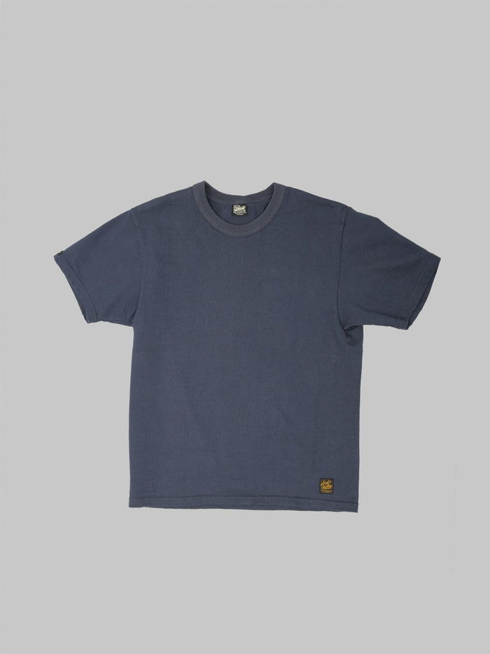 Deluxeware DXTS-00 12.5oz Heavyweight Loopwheeled T-Shirt Blue