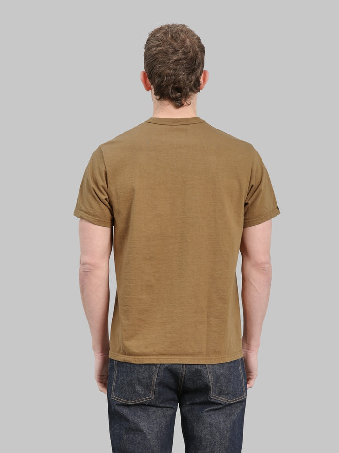 Deluxeware DXTS00 Heavyweight Loopwheeled TShirt Dd Mustard back fit