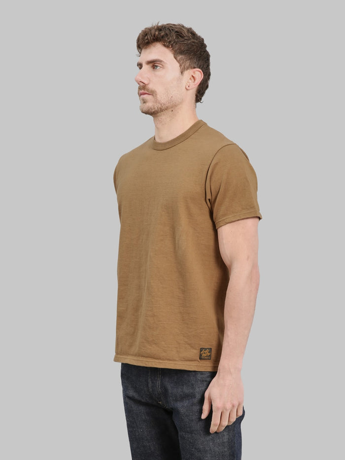 Deluxeware DXTS00 Heavyweight Loopwheeled TShirt Dd Mustard side fit